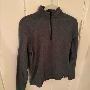 REI Men's Charcoal Zip-Up Sweater